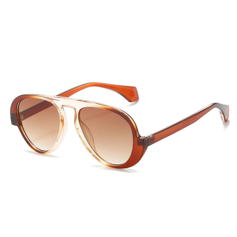 Wholesale PC Simple Contrast Color Sunglasses